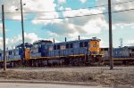 CSX 3GS21B Locomotives in the yard